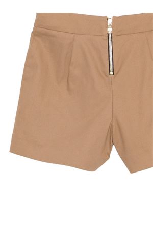 brown cotton shorts BALMAIN PARIS KIDS | BY6B19G0197315
